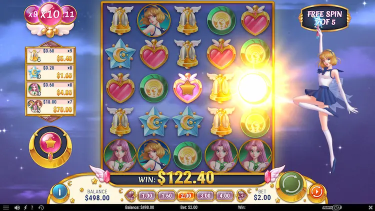 ミッドナイトプリンセス100 フィーチャー フリースピン