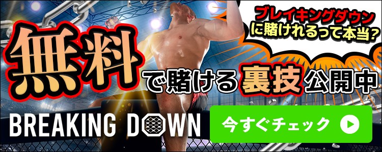 ブレイキングダウン ブックメーカー 賭ける方法