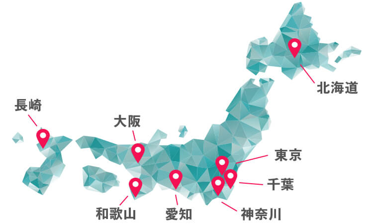 カジノ法案 候補地マップ