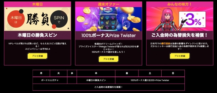 ラッキニッキー デイリープロモ