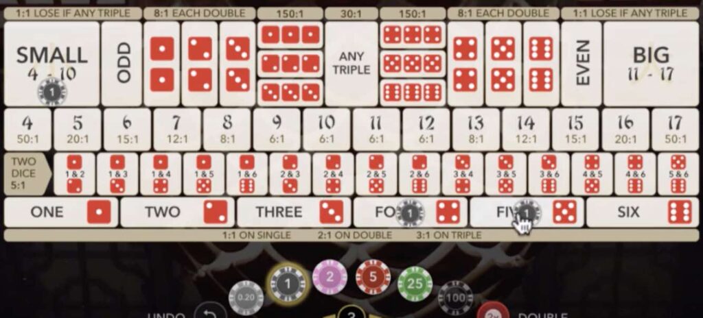 スーパーシックボー ベッティングボード