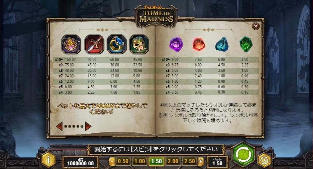 トームオブマッドネス シンボル